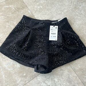 Zara Sequin Velvet Short